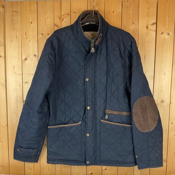 Vedoneire Men's Quilted Jacket, Navy Blue - Size M - Picture 1 of 5